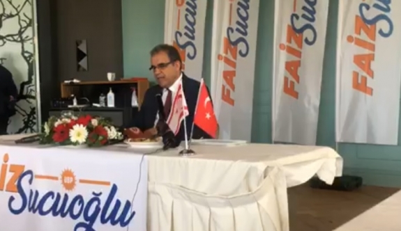 Sucuoğlu adaylık manifestosunu açıkladı