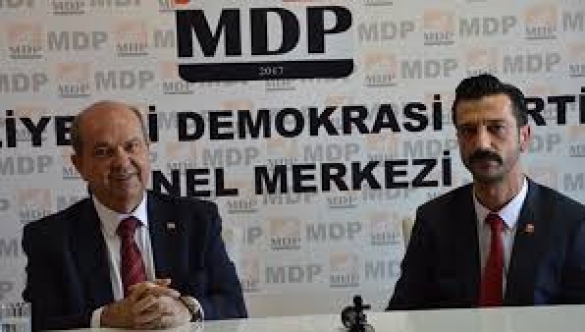 Tatar, Cumhurbaşkanlığı Seçimi İkinci Tur Ziyaretleri Çerçevesinde  MDP’yi Ziyaret Etti