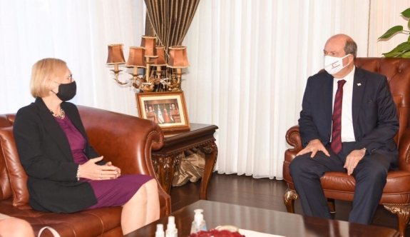 Cumhurbaşkanı Ersin Tatar, Spehar ile görüştü... 5'li konferans konuşuldu