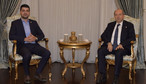 Cumhurbaşkanı Tatar, Halkın Partisi Genel Başkanı Senin’i kabul etti