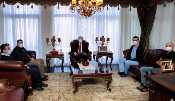 Cumhurbaşkanı Tatar, kamu hekimlerini kabul etti