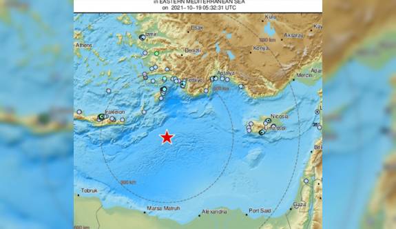 Deprem Kıbrıs'ta da hissedildi