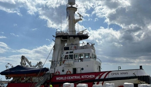 Gazze'ye yardım taşıyan "Open Arms" gemisi Larnaka Lİmanı'na geri döndü