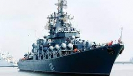 Rus Savaş Gemisi Kıbrıs Açıklarından İlerliyor