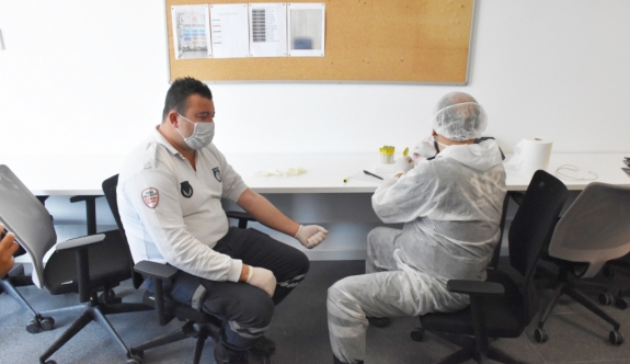 Covid-19 test was performed for the employees of Kyrenia Municipality
