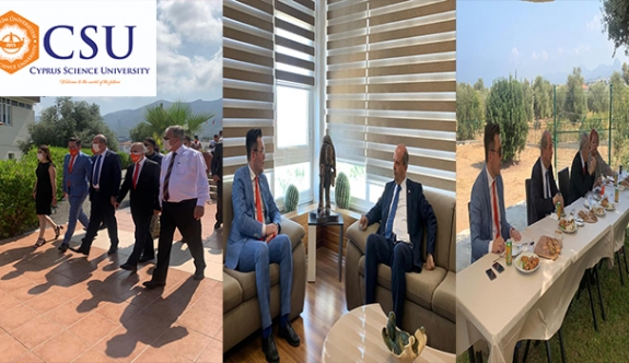 Başbakan Tatar'dan Kıbrıs İlim Üniversitesi'ne Ziyaret