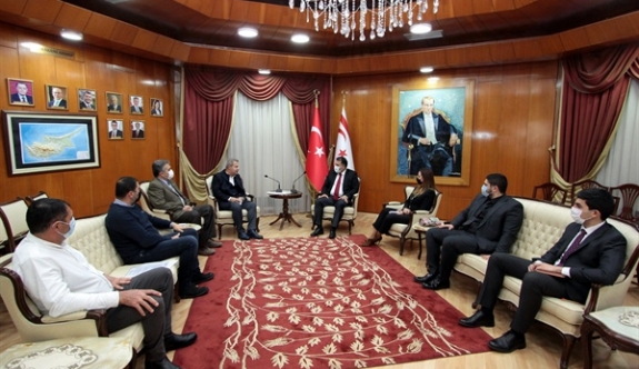 Başbakan Saner, sanayicilerle görüştü