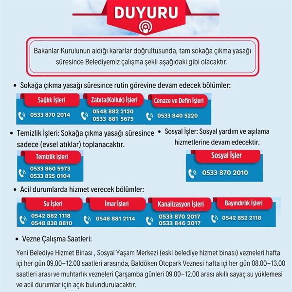 Girne Belediyesi sadece elzem hizmetleri verecek