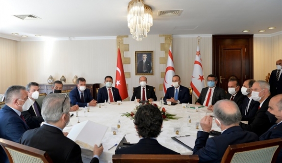 Tatar ve Çavuşoğlu'nun düzenlediği toplantı sona erdi