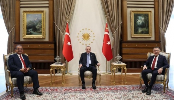 Başbakan Faiz Sucuoğlu'nu Cumhurbaşkanı Recep Tayyip Erdoğan Kabul Etti