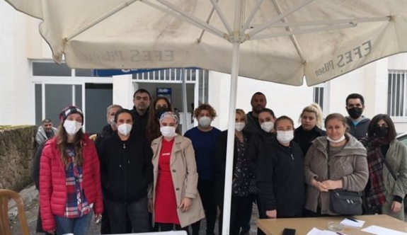 Girne Dr. Akçiçek Hastanesi’nde, 30 Personel İş Bırakma Eylemi Yapıyor