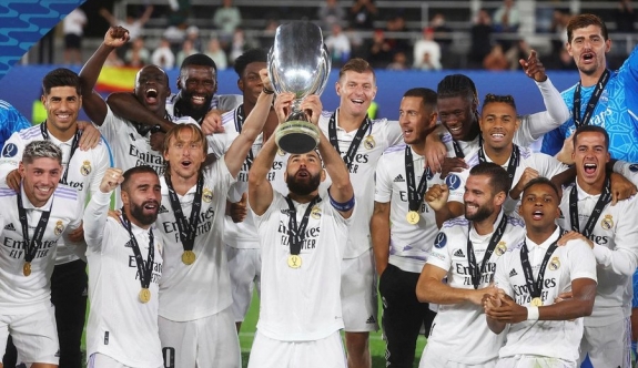 UEFA Süper Kupa'da şampiyon Real Madrid!