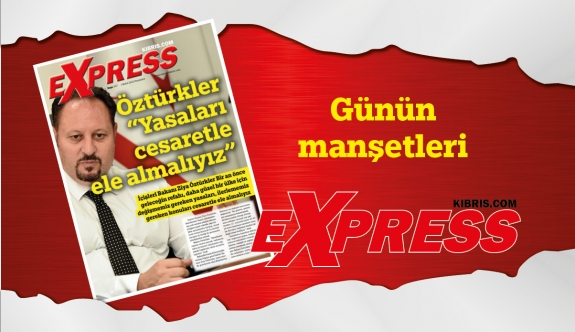 1 Eylül 2022 KKTC- Türkiye Gazete Manşetleri