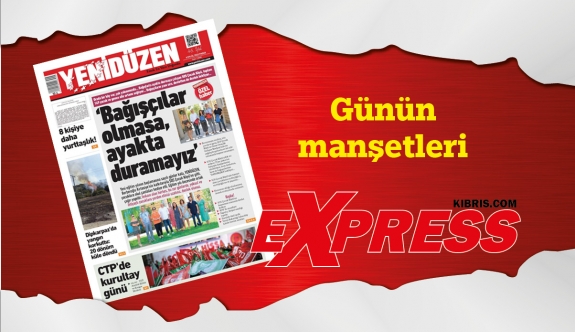 4 Eylül 2022 KKTC- Türkiye Gazete Manşetleri