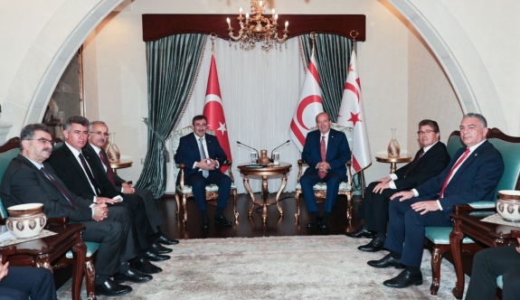 Cumhurbaşkanı Tatar, TC Cumhurbaşkanı Yardımcısı Yılmaz’la görüştü…