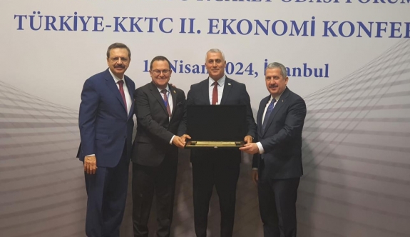 Ekonomi ve Enerji Bakanı Olgun Amcaoğlu Türkiye KKTC II. Ekonomi Konferansı”na katıldı