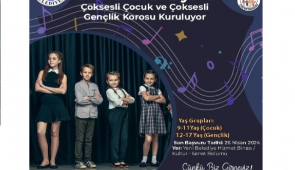 Girne Belediyesi, Çoksesli Çocuk ve Çoksesli Gençlik Korosu kuruyor