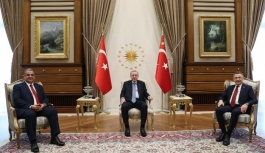 Başbakan Faiz Sucuoğlu'nu Cumhurbaşkanı Recep Tayyip Erdoğan Kabul Etti