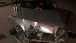 Lefkoşa'da Alkollü Olarak Direksiyon Başına Geçen Sürücü Durağa Daldı