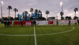 Cumhuriyet Meclisi ve TBMM Futbol Takımları Cumhuriyet anısına Antalya’da futbol maçı yaptı