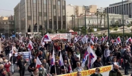 Yunanistan'da işçiler 24 saatlik genel greve gitti